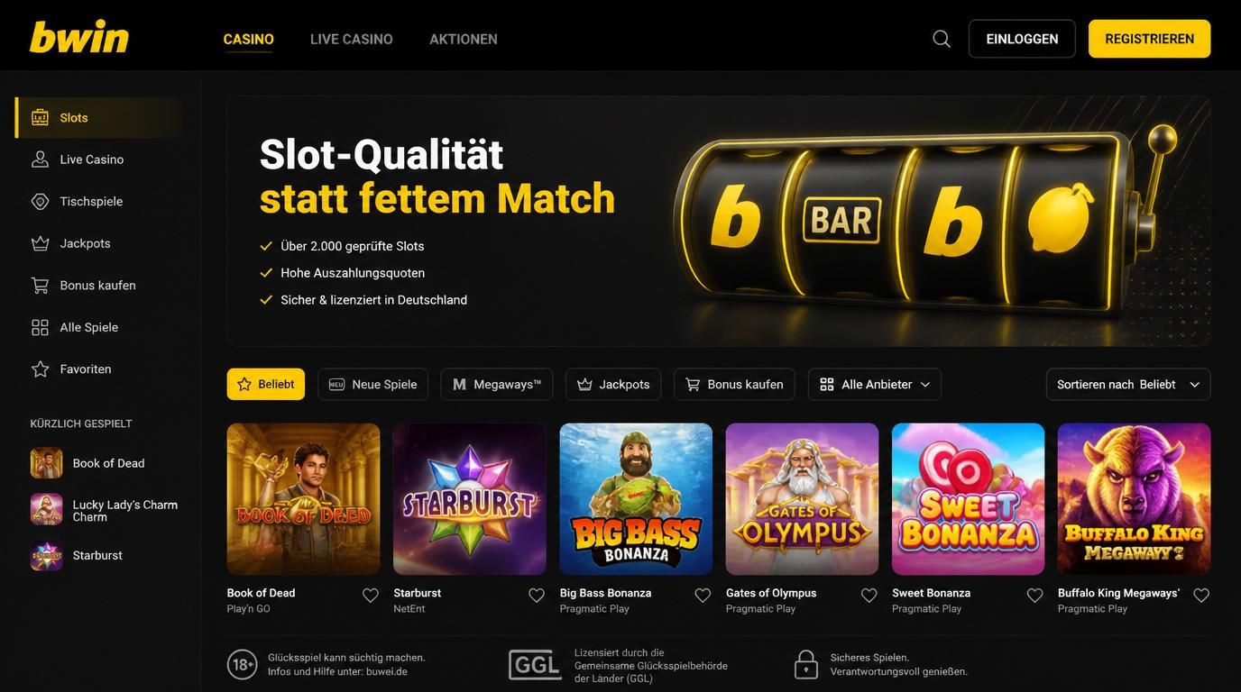 Fokus auf Qualität über Bonus-Hype für Slot-Fans.